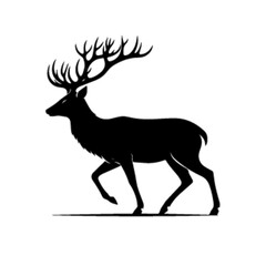 Cute Sleeping Deer Vector Illustration
