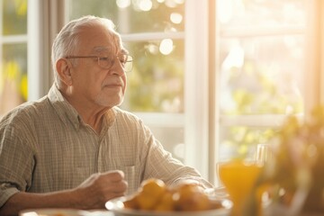 Senior Hispanic man consulting a dietitian about dietary changes for high cholesterol management