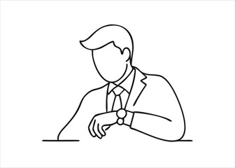 A fluid continuous single line sketch depicting a group of individuals interacting in a minimalist artistic representation isolated on white background