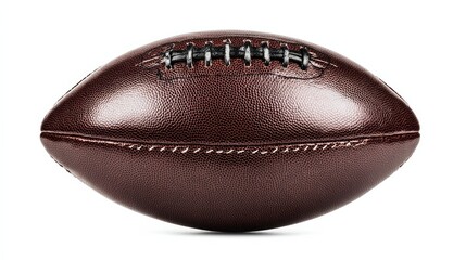 Fototapeta premium An American football isolated on a plain white background,