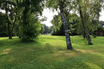 Kleiner Park im Bochumer Ortsteil Weitmar