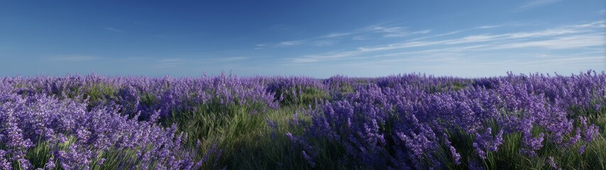 Obraz premium Lavender fields hdr 360 degree panoramas nature