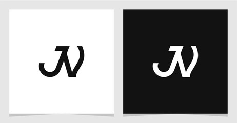 JW or WJ Initial Letter Logo Vector Element , Initial Logo for Brand Vector Design Graphic