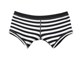 Black and White Striped Underwear