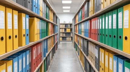 Back to school preparation colorful supply shopping for children in a bright classroom environment