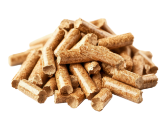 Wood Pellets Pile