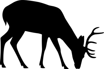 Deer Silhouette Vector Illustration