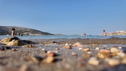 Close-up of Beach Pebbles &ndash; Plajdaki &Ccedil;akıl Taşlarının Yakın Planı