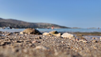 Close-up of Beach Pebbles &ndash; Plajdaki &Ccedil;akıl Taşlarının Yakın Planı