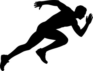 Scuba Diver People Celebration with Trophy Silhouette Vector Illustration