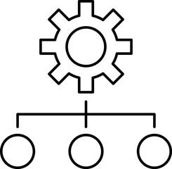 People Teamwork icon collection. Scheme of staff management, people management, management pyramid, Corporate Hierarchy Pyramid with Team Leader icons set. Vector illustration