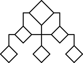 People Teamwork icon collection. Scheme of staff management, people management, management pyramid, Corporate Hierarchy Pyramid with Team Leader icons set. Vector illustration