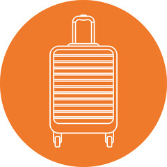 Suitcase icons set. Suitcases, bags, purses, cases, briefcases, hand luggage, wallets icon design collection. PNG and vector illustrations