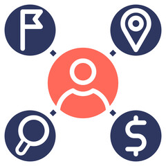 Profiling glyph color icon