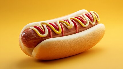 Savory hot dog  a classic american street food favorite, grilled to perfection for ultimate flavor.