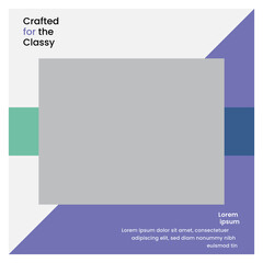 Editable Fashion Sale Social Media Template &ndash; Instagram, Facebook Post Design for Brands.