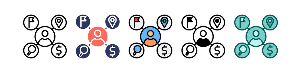 Profiling multiple icon