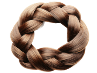 Braided Hair Circle Design