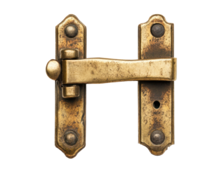 Rustic Brass Door Latch