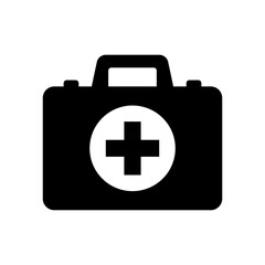 First Aid Box Icon, Medical Briefcase icon.