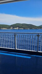 sul traghetto nell'isola d'elba