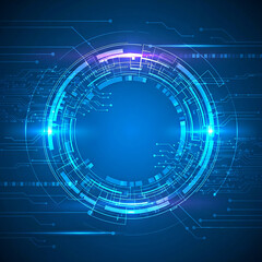 Obraz premium abstract technology background