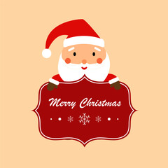 Santa Claus. Merry Christmas and Happy New Year