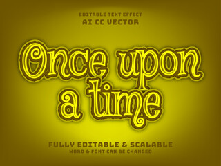 magical story template. fantasy text effect