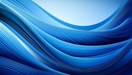 Obraz premium abstract blue waves background