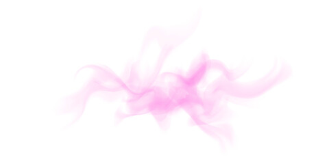 Elegant Pink Studio Smoke with Flowing Vapor, Misty Texture, and Isolated Dust Effects on a Transparent Background