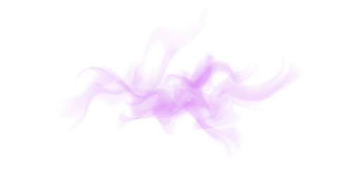 Elegant Purple Studio Smoke with Flowing Vapor, Misty Texture, and Isolated Dust Effects on a Transparent Background