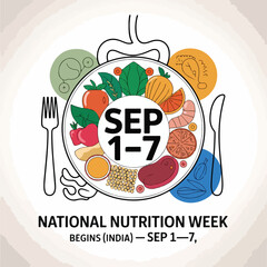 National Nutrition Week India (Sept 1&ndash;7) &ndash; Healthy Eating, Awareness & Nutrition Campaign.