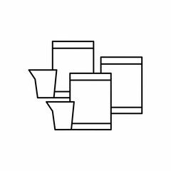 Soap box vector icon with outline. Soap box symbol. Vector icon