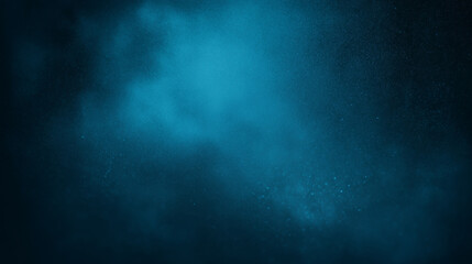 Fototapeta premium Dark Blue Abstract Dust Texture in Minimal Shiny Light