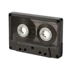 Obraz premium Vintage Audio Cassette Tape Isolated on White