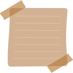 Cute notepad  for decorating  your artwork  or printing 