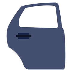Autotür - farbiges Icon