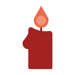 Kerze - farbiges Icon