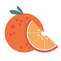 Orange - farbiges Icon
