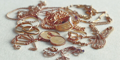 中古品の貴金属や金の買取と下取り