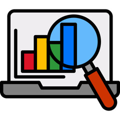 Performance Tracker lineal color icon