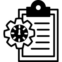 Time Management mixed icon