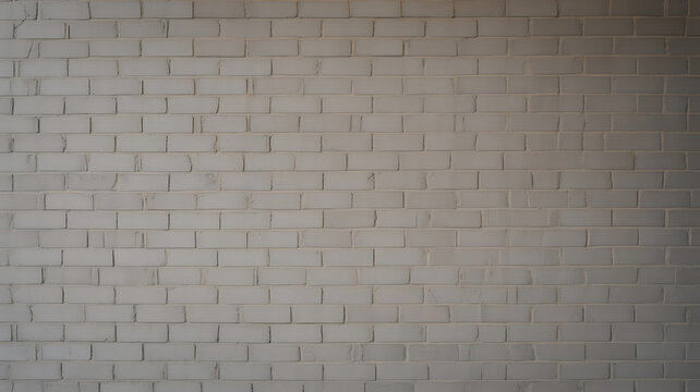 A wall of light gray bricks.
