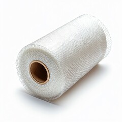 Fototapeta premium Protective mesh roll for packaging events warehouse location product type industrial environment close-up view safety concept