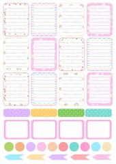 Cute Personal planner  or sticker planner 