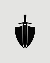 Keywords: sword, shield, symbolism, knight, armor, battle, defense, warrior, medieval, emblem, heraldry, protection, strength, courage, honor, victory, combat, legend, history, tradition, weapon, cres