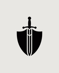 Keywords: sword, shield, symbolism, knight, armor, battle, defense, warrior, medieval, emblem, heraldry, protection, strength, courage, honor, victory, combat, legend, history, tradition, weapon, cres