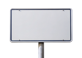 Plastic sign cut out