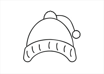 A charming collection of whimsical headwear designs featuring playful characters and artistic line art presented isolated on white background