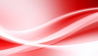 Elegant red abstract background with smooth flowing lines. A modern design concept of dynamic energy and light waves.